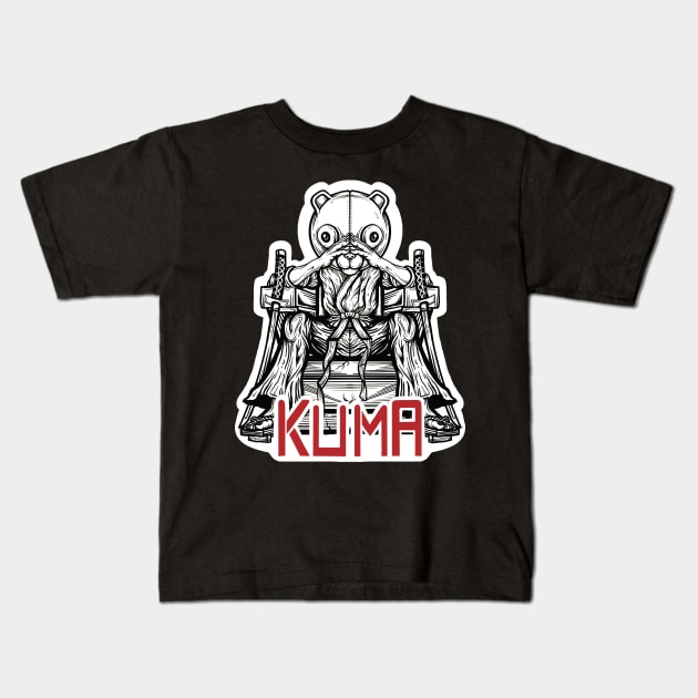 KUMA Kids T-Shirt by JCoulterArtist